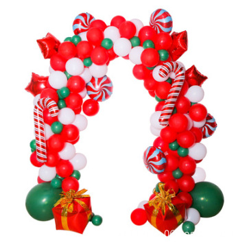 Christmas Decorations Balloon Arch Garland Party Balloon Decorations Balloon Props Santa Claus Banner Snowman Elk